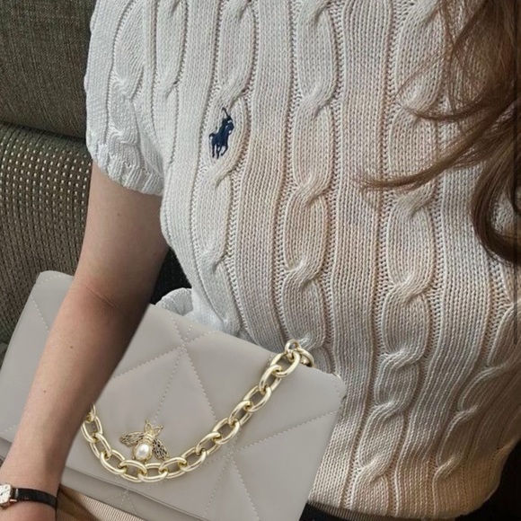 UNIBELLA • Grey Quilted Crossbody Handbag Removable Strap Shopping Travel Bag - Picture 2 of 9